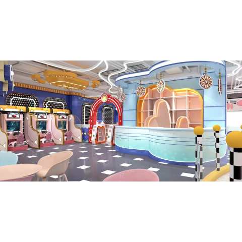 Kids' Drive Town - Interactive Indoor Playground Equipment