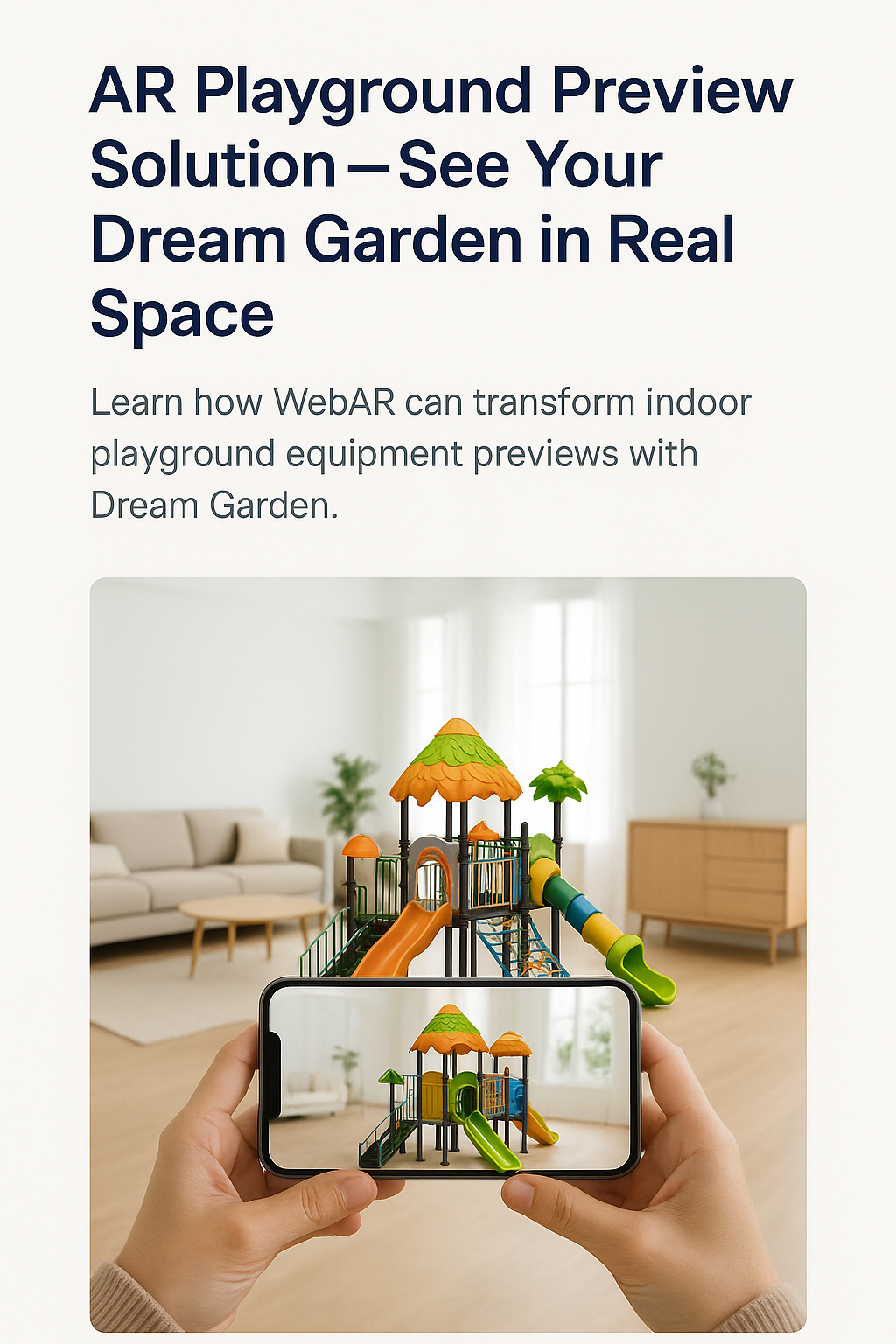 AR Playground Preview Solution – See Your Dream Garden in Real Space