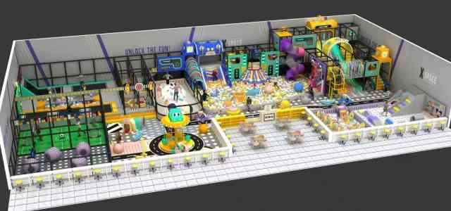 Dream Garden Delivers 500㎡ Suburban Indoor Playground with Play Café Concept