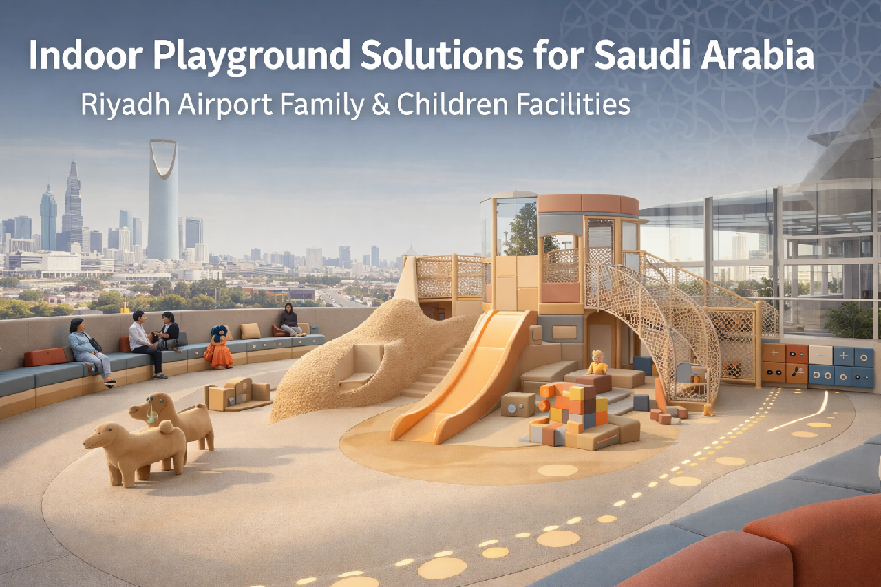 Indoor Playground Solutions for Saudi Arabia: How Riyadh Airport Projects Reflect a New Era of Family-Friendly Public Spaces
