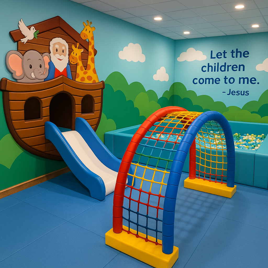 Church Indoor Playground Solutions | Custom Faith-Based Play Spaces by Dream Garden