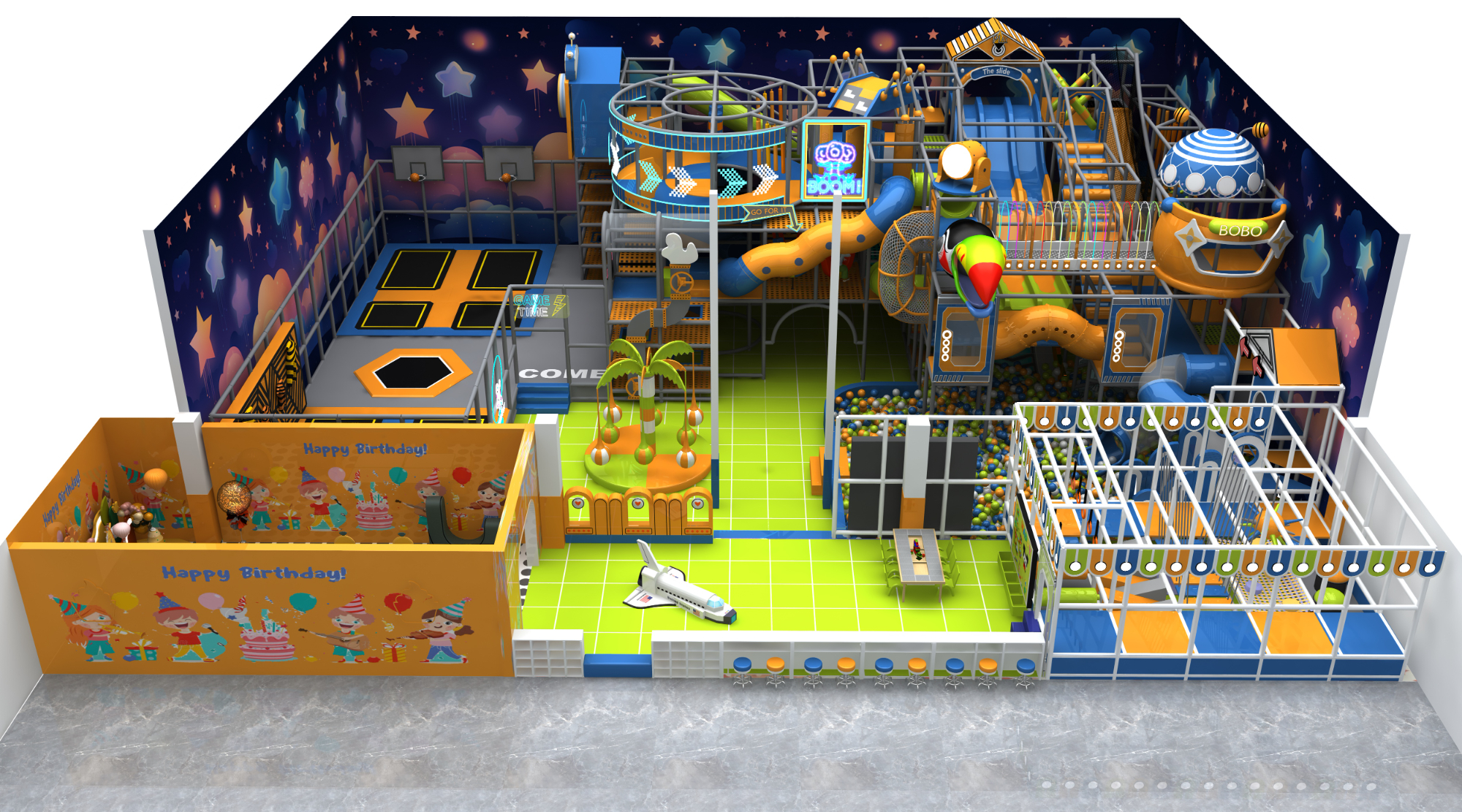 Designing Joyful Spaces: The Art of Crafting Innovative Indoor Playgrounds