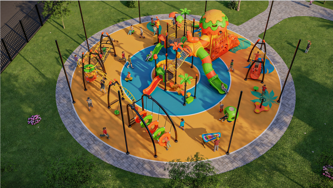 Dream Garden Delivers 350sqm Forest Adventure Playground in Jakarta Dream Garden Delivers 350sqm Forest Adventure Playground in Jakarta