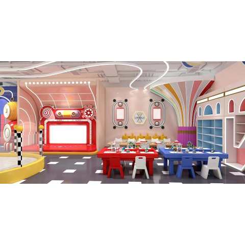 Colorful Kids' Play Diner - Custom Indoor Playground Equipment
