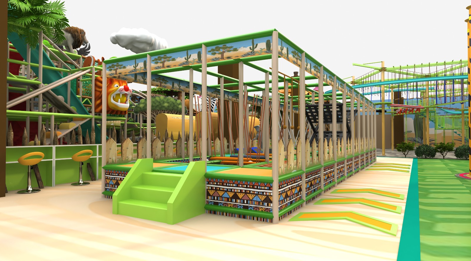 soft play, commercial indoor playground